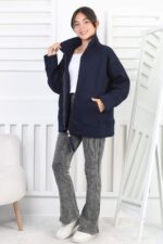 ÜÇ İPLİK SWEAT - LACİVERT