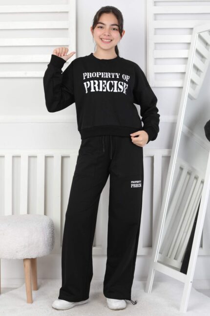 2 İP GARSON TAKIM  - SİYAH