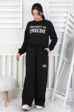 2 İP GARSON TAKIM  - SİYAH