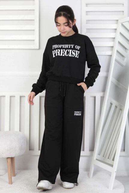 2 İP GARSON TAKIM  - SİYAH