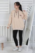 GARSON ARMALI SWEAT - BEJ