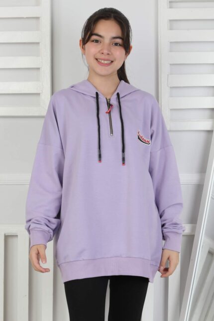 GARSON ARMALI SWEAT - LİLA