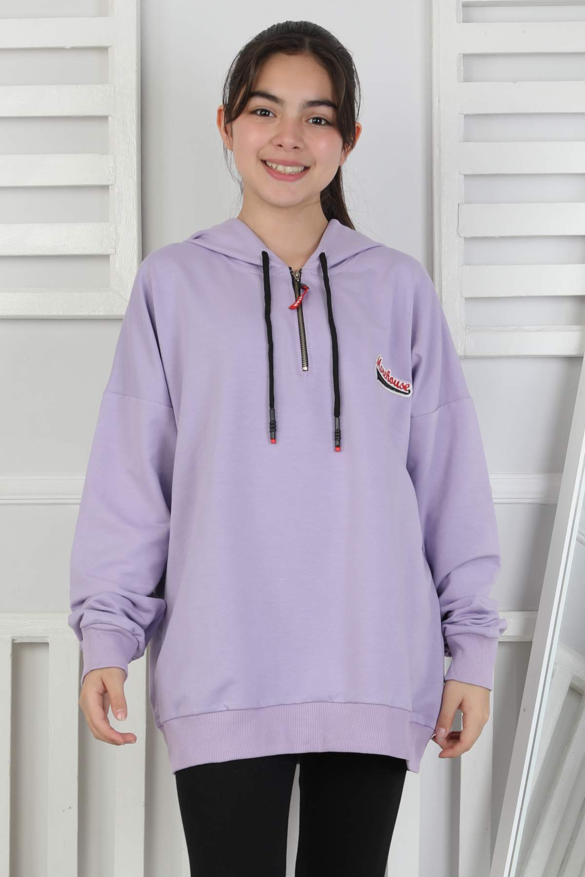 GARSON ARMALI SWEAT – LİLA GARSON ARMALI SWEAT – LİLA