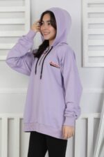 GARSON ARMALI SWEAT - LİLA