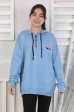 GARSON ARMALI SWEAT - MAVİ