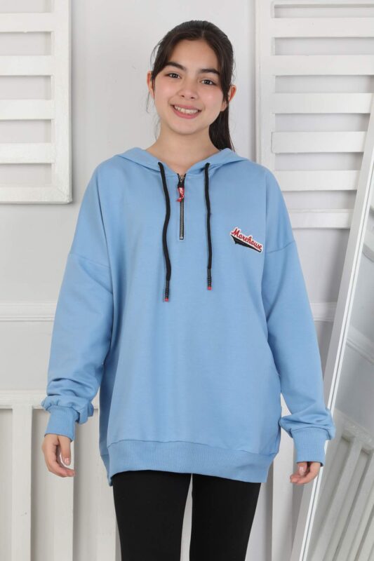 GARSON ARMALI SWEAT - MAVİ