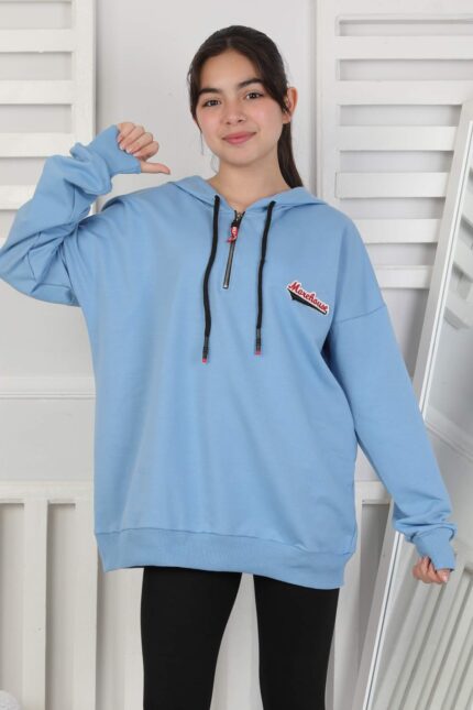 GARSON ARMALI SWEAT - MAVİ