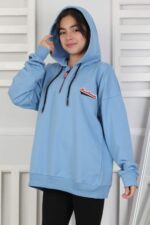 GARSON ARMALI SWEAT - MAVİ