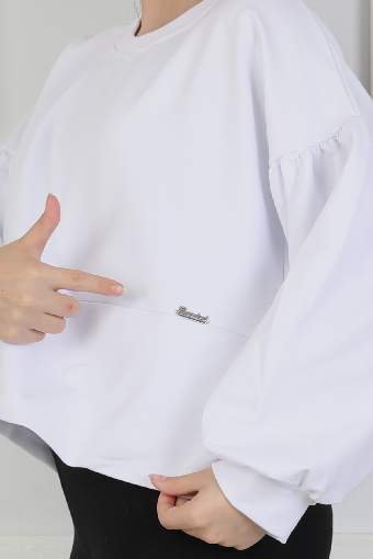 GARSON İKİ İPLİK BADİ - BEYAZ