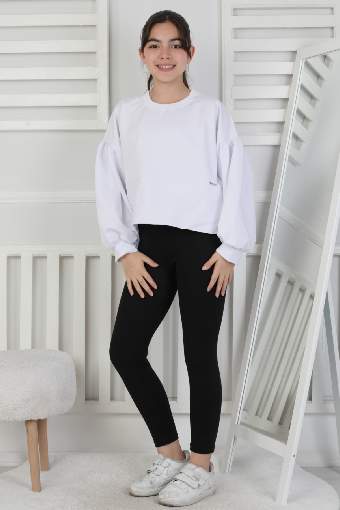 GARSON İKİ İPLİK BADİ - BEYAZ