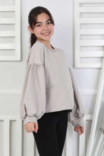 GARSON İKİ İPLİK BADİ - GRİ