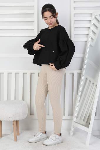 GARSON İKİ İPLİK BADİ - SİYAH