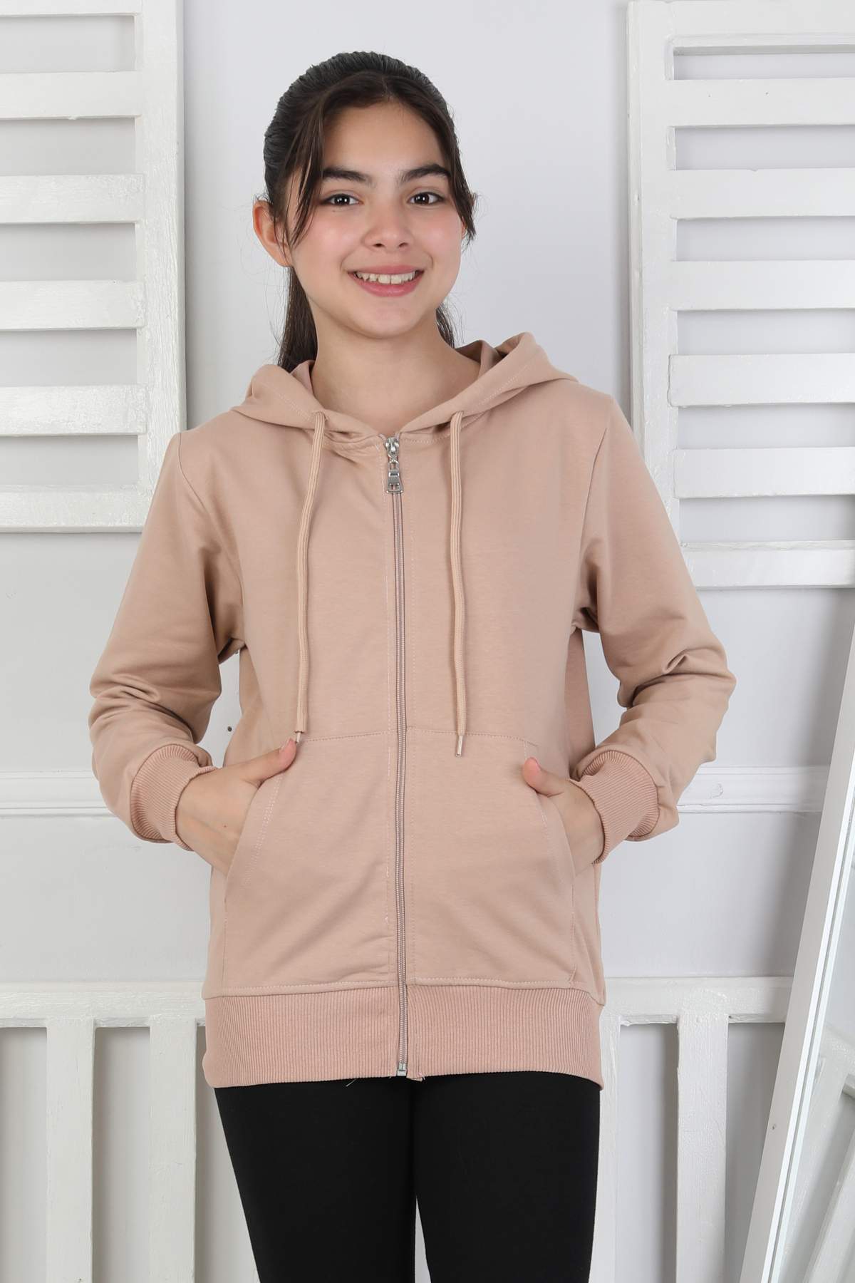 GARSON İKİ İPLİK FERMUARLI SWEAT – KAHVE GARSON İKİ İPLİK FERMUARLI SWEAT – KAHVE