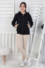 GARSON İKİ İPLİK FERMUARLI SWEAT - LACİVERT