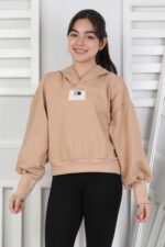 GARSON İKİ İPLİK PATLI SWEAT - BEJ