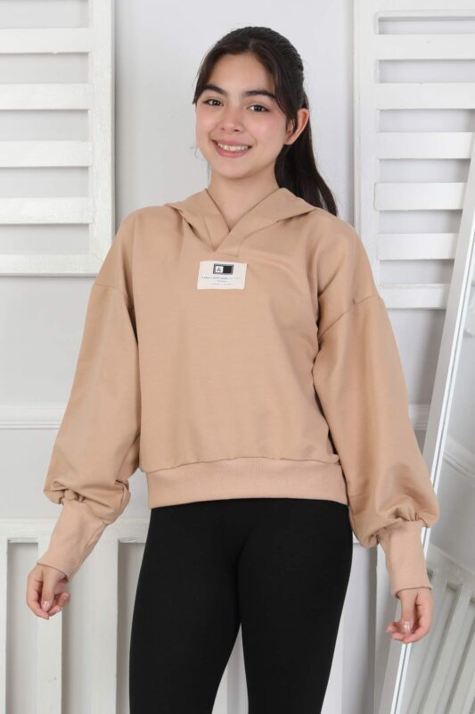 GARSON İKİ İPLİK PATLI SWEAT - BEJ