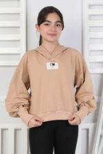 GARSON İKİ İPLİK PATLI SWEAT - BEJ