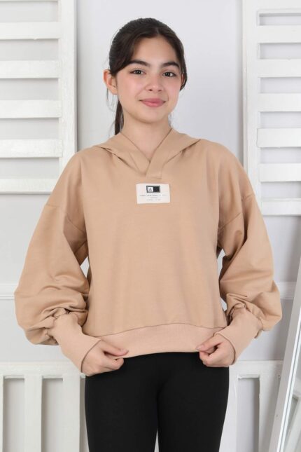 GARSON İKİ İPLİK PATLI SWEAT - BEJ