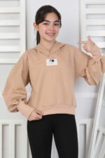 GARSON İKİ İPLİK PATLI SWEAT - BEJ