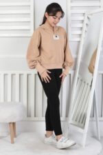 GARSON İKİ İPLİK PATLI SWEAT - BEJ