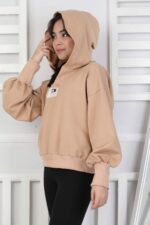 GARSON İKİ İPLİK PATLI SWEAT - BEJ