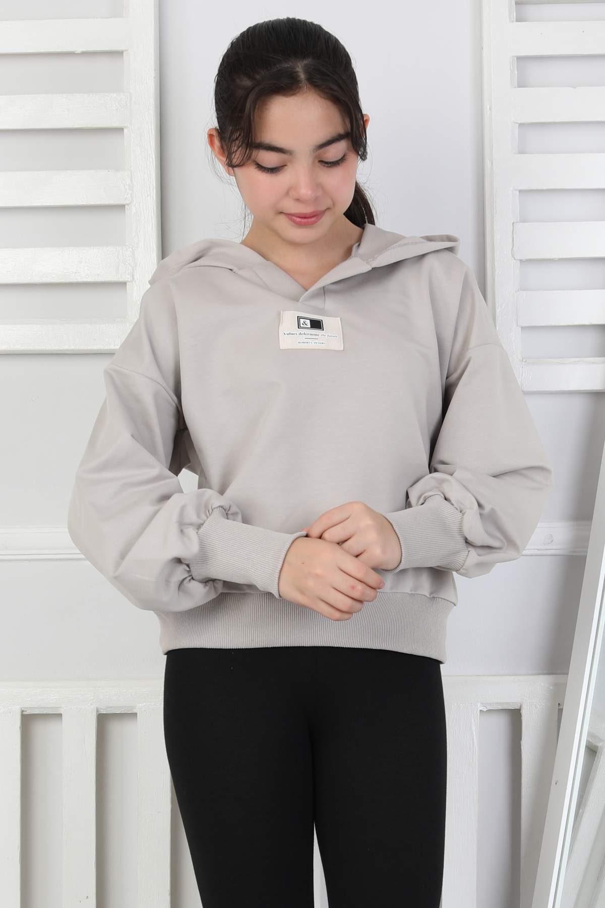 GARSON İKİ İPLİK PATLI SWEAT – GRİ