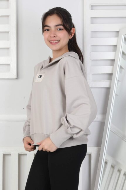 GARSON İKİ İPLİK PATLI SWEAT - GRİ