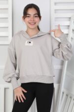 GARSON İKİ İPLİK PATLI SWEAT - GRİ