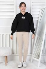 GARSON İKİ İPLİK PATLI SWEAT - SİYAH