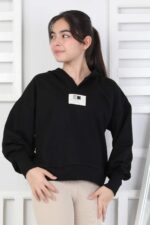 GARSON İKİ İPLİK PATLI SWEAT - SİYAH