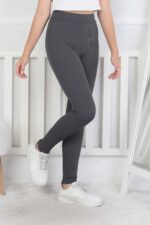 GARSON ŞARDONLU KAŞKORSE TAYT - FÜME