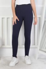 GARSON ŞARDONLU KAŞKORSE TAYT - LACİVERT