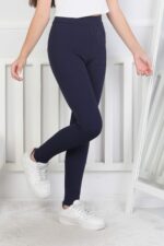 GARSON ŞARDONLU KAŞKORSE TAYT - LACİVERT