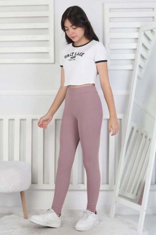 GARSON ŞARDONLU KAŞKORSE TAYT - GÜL KURUSU