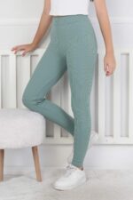 GARSON ŞARDONLU KAŞKORSE TAYT - KOYU YEŞİL