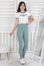 GARSON ŞARDONLU KAŞKORSE TAYT - KOYU YEŞİL