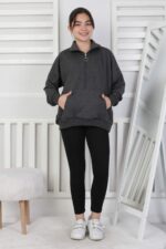 İKİ İP SWEAT - ANTRASİT