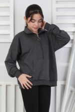 İKİ İP SWEAT - ANTRASİT