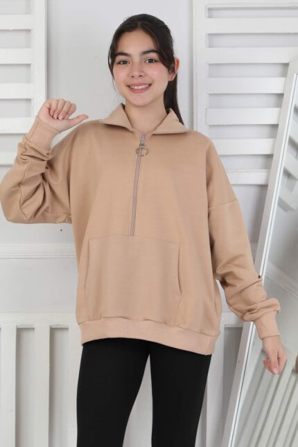 İKİ İP SWEAT - BEJ