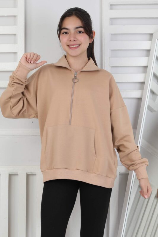 İKİ İP SWEAT - BEJ