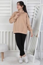 İKİ İP SWEAT - BEJ