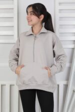 İKİ İP SWEAT - GRİ