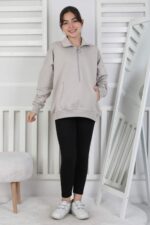 İKİ İP SWEAT - GRİ