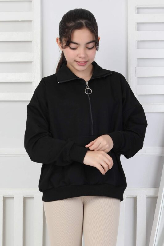 İKİ İP SWEAT - SİYAH