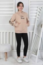 İKİ İPLİK GARSON SWEAT - BEJ