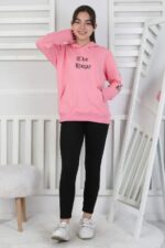 İKİ İPLİK GARSON SWEAT - PEMBE