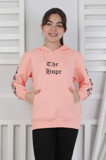 İKİ İPLİK GARSON SWEAT - PUDRA