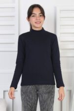 İNTERLOK ORTA DÜZ YARIM BALIKÇI - LACİVERT