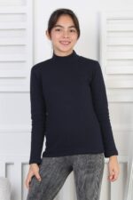 İNTERLOK ORTA DÜZ YARIM BALIKÇI - LACİVERT