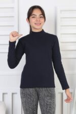 İNTERLOK ORTA DÜZ YARIM BALIKÇI - LACİVERT